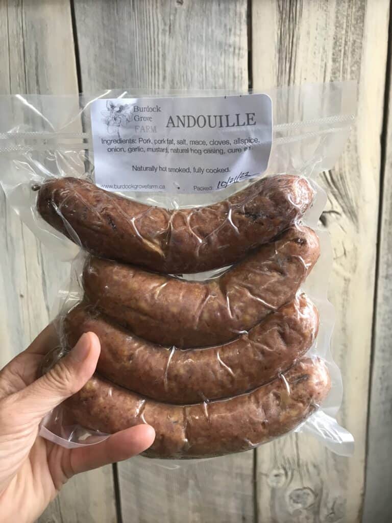 andouille sausage burdock grove farm